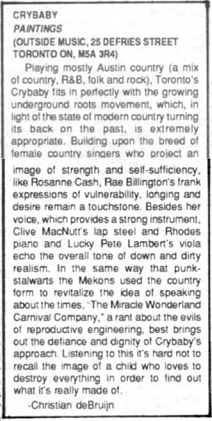 Exclaim Magazine Article