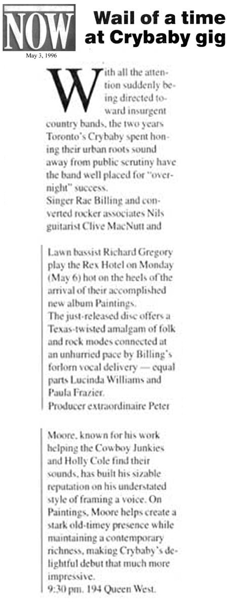 Now Magazine Article